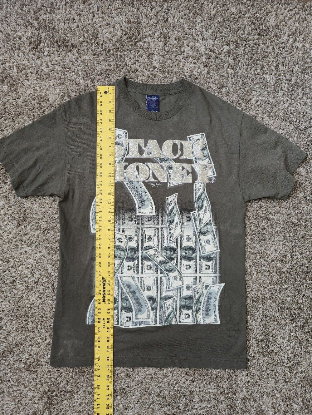 Vintage Ruff Ryders Shirt 'Stack Money' Large - Picture 9 of 10
